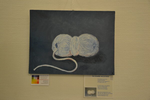 Schilderij 'Het draadje van je leven' - Afbeelding 3