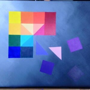 Acrylschilderij YML "Color Square - Divided"