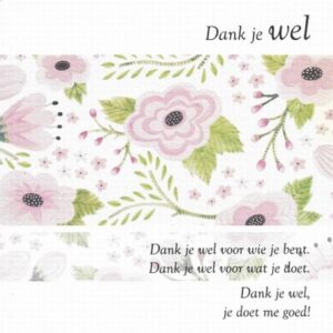 Dank je wel!