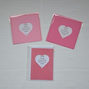 Dubbele kaart met gedicht YML 2540 "Verliefd"