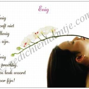 Gedichtkaart YML 503: Enig