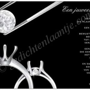 Gedichtkaart YML 504: Een juweeltje