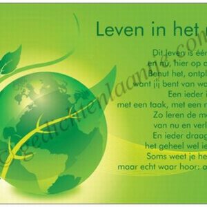 Gedichtkaart YML 1082: Leven in het nu