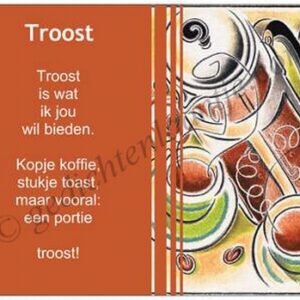 Gedichtkaart  YML 1301: Troost