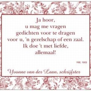 Ansichtkaart: Voordracht