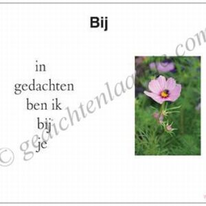 Gedichtkaart  YML 1558: Bij