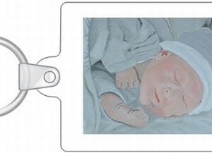 Sleutelhanger YML Pasteltekening 'Baby'