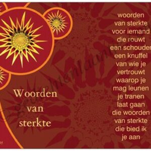 Gedichtkaart YML 1701: Woorden van sterkte