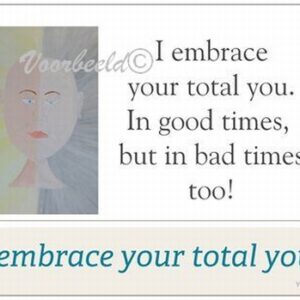 Gedichtkaart YML 1737: I embrace your total you