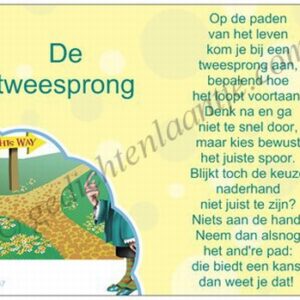 Gedichtkaart YML 1827: De tweesprong