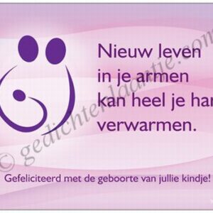 Gedichtkaart YML 1068: Nieuw leven