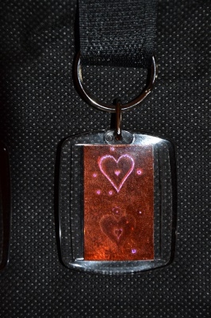 Sleutelhanger Reflections: Koper hart