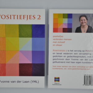 Positiefjes 2 (2e druk, hard cover, hoogglans, 2022, Uitgeverij Gedichtenlaantje)