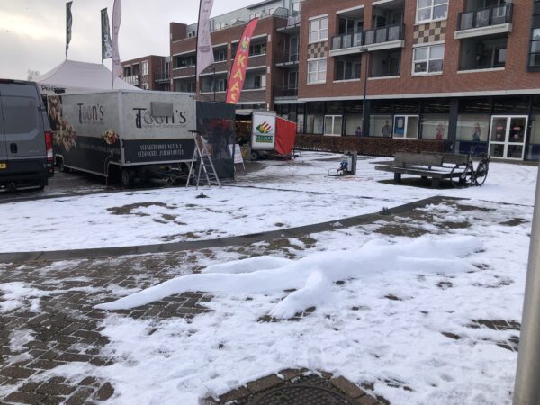 Sneeuwsculptuur 'Krokodil' - Afbeelding 3