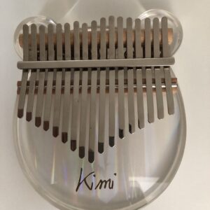 Kalimba K17 met massieve klankkast, Kimi transparant 'Beer'