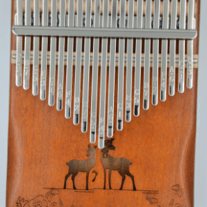 Kalimba K21 met open klankkast, herten