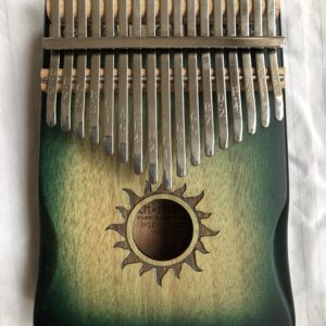 Kalimba K17 met open klankkast, groen, Thomann