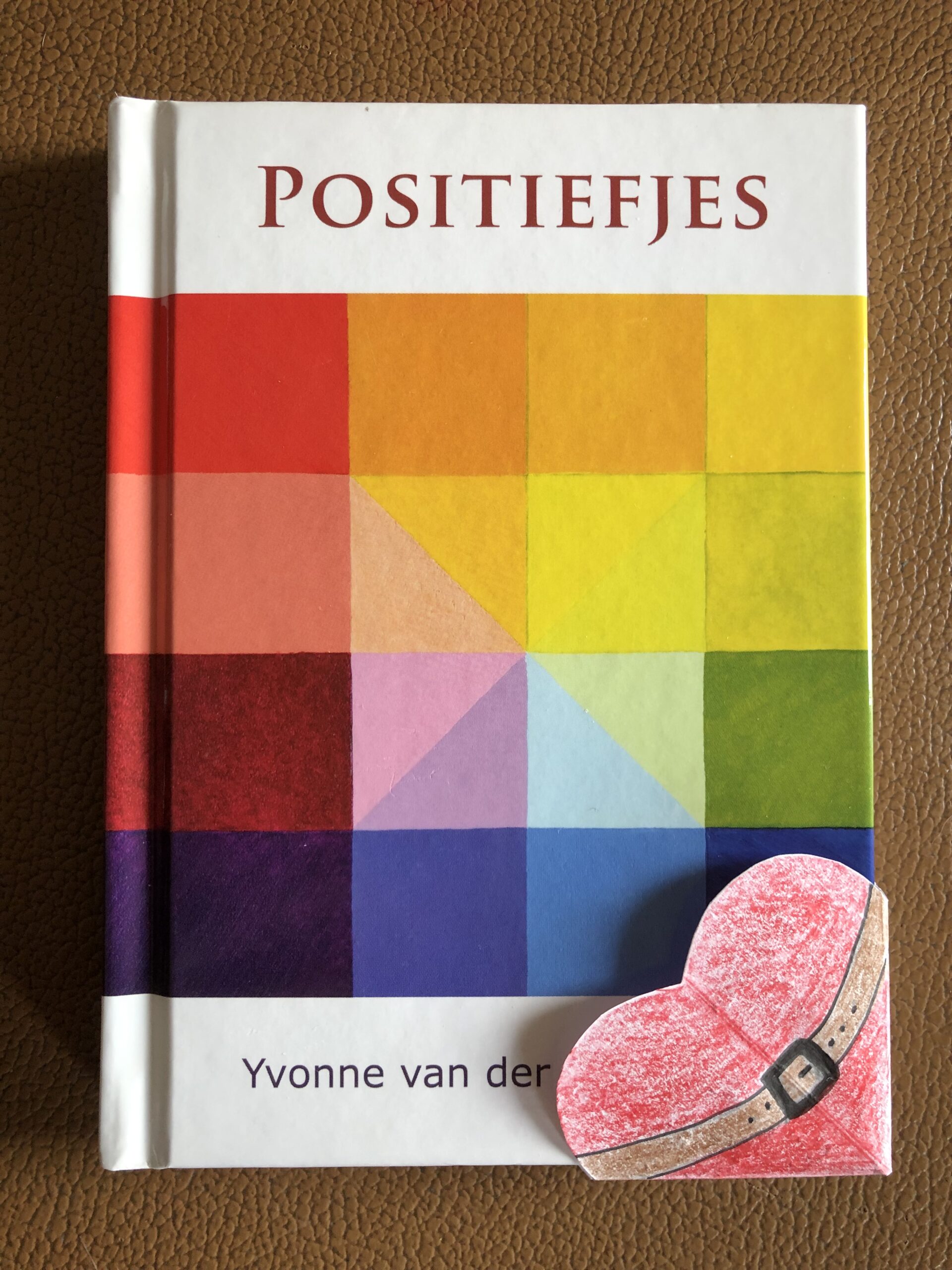 Boekhoekbriefje hart onder de riem