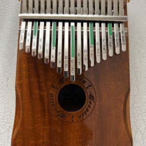 Kalimba Moozica K17KP groen gestickerd