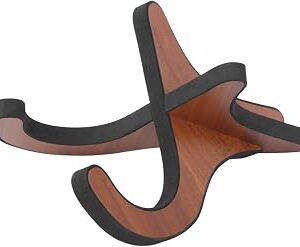 Tweedelige houten standaard voor de kalimba