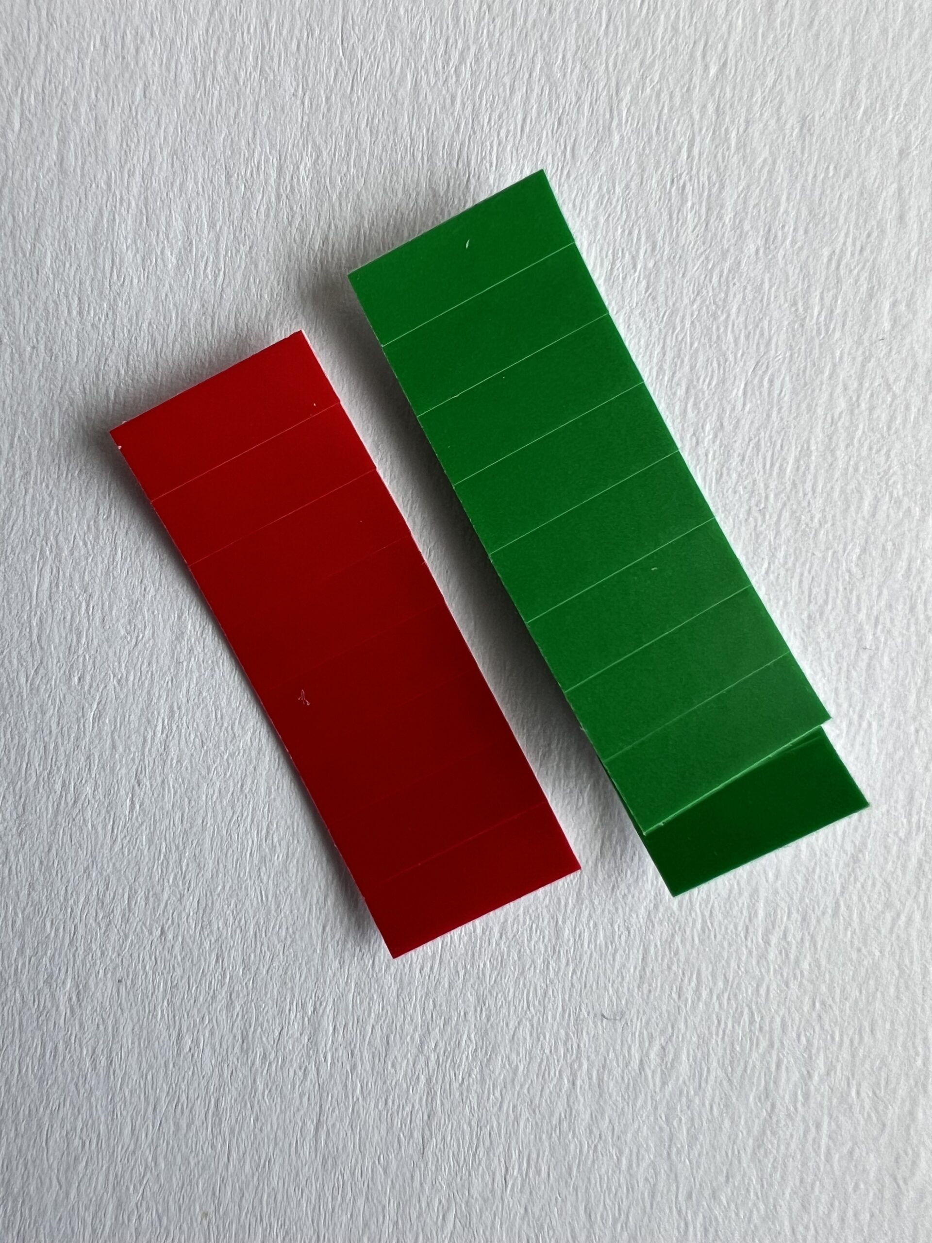 Rode en groene stickers, voor aanduiding links en rechts op de kalimba - Afbeelding 4