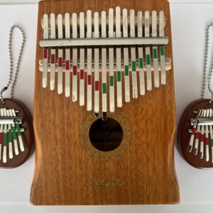 Stickers voor op de toetsen van de kalimba of mini-kalimba