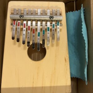 Kalimba K10 met open klankkast, lichte houtkleur