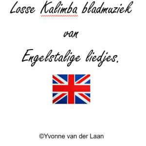 Losse kalimba bladmuziek Engels